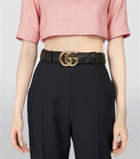 gucci gg marmont wide belt